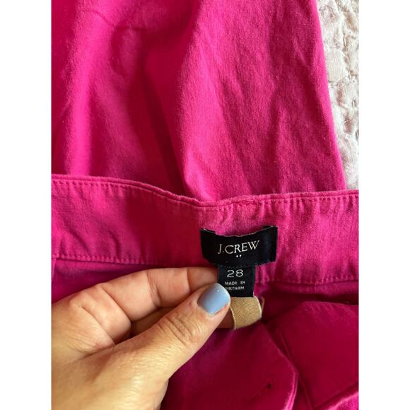 J Crew Factory Lizzie high-rise patch-pocket wide-leg pant Size 28 Pink - Picture 6 of 7